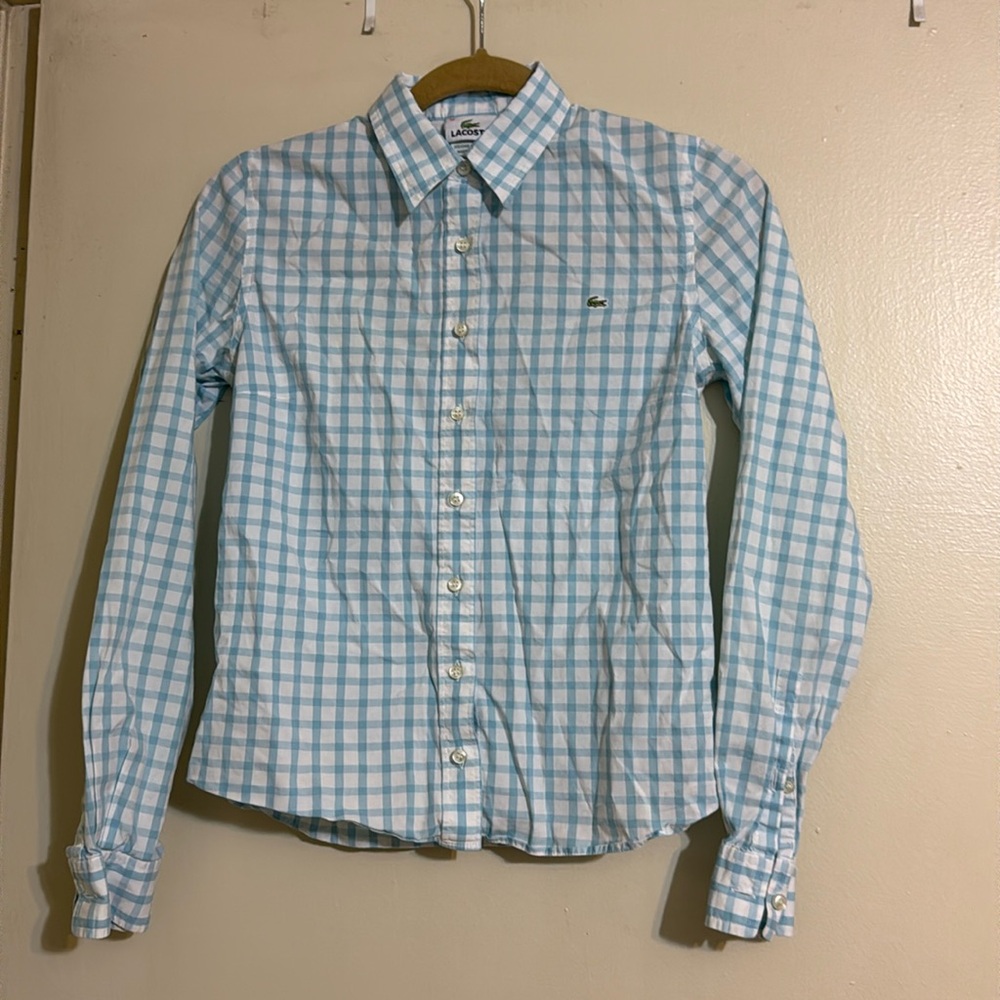 Lacoste plaid shirt